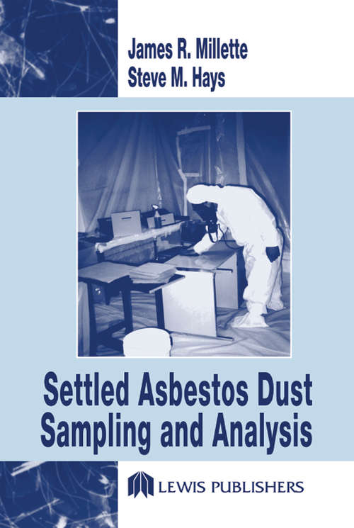 Book cover of Settled Asbestos Dust Sampling and Analysis