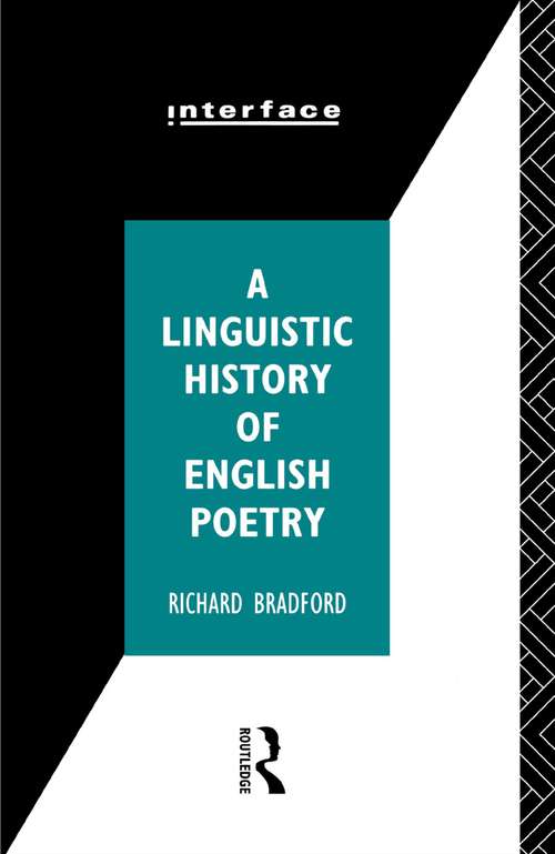 Book cover of A Linguistic History of English Poetry (Interface)