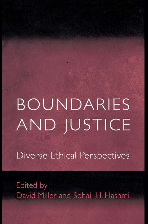 Book cover of Boundaries and Justice: Diverse Ethical Perspectives (Ethikon Series in Comparative Ethics #4)