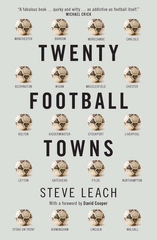 Book cover of Twenty Football Towns