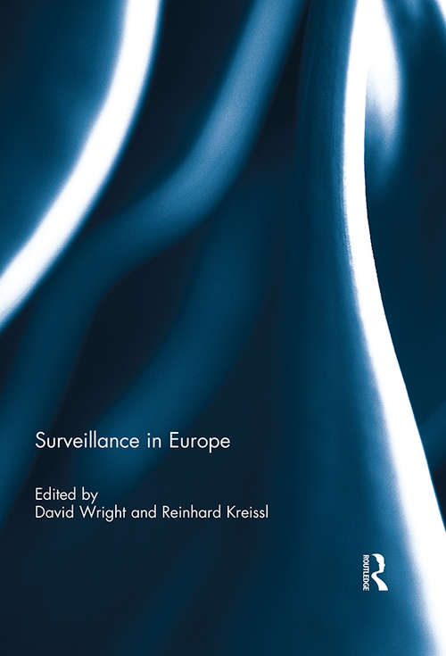Book cover of Surveillance in Europe