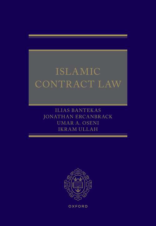 Book cover of Islamic Contract Law