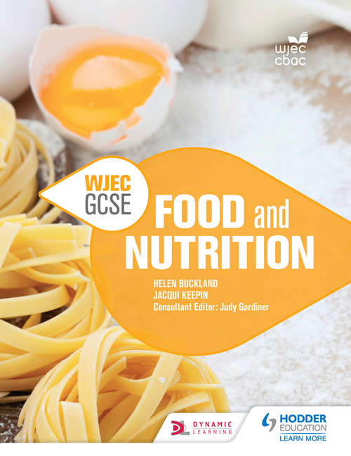 Book cover of WJEC GCSE Food and Nutrition
