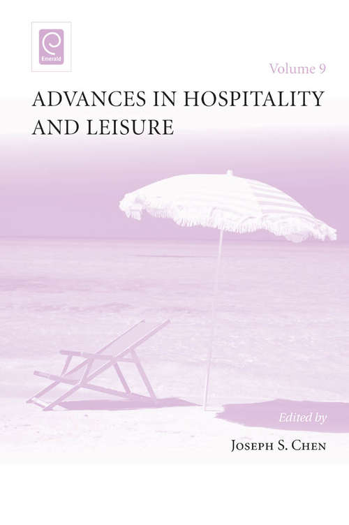 Book cover of Advances in Hospitality and Leisure (Advances in Hospitality and Leisure #9)
