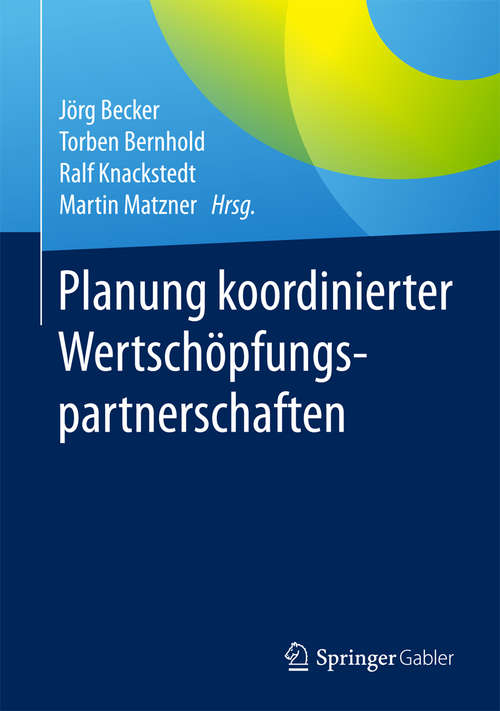 Book cover of Planung koordinierter Wertschöpfungspartnerschaften
