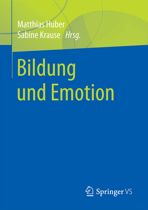 Book cover of Bildung und Emotion