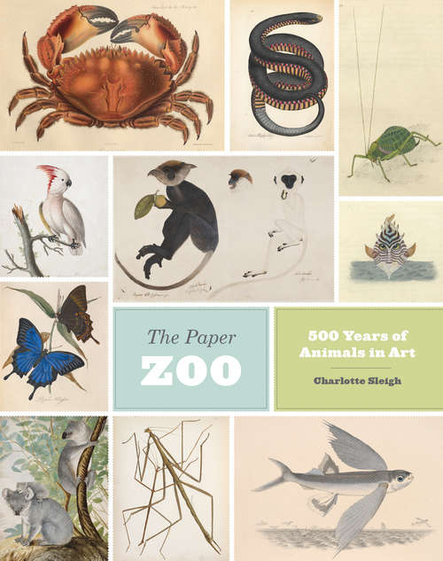 Book cover of The Paper Zoo: 500 Years of Animals in Art