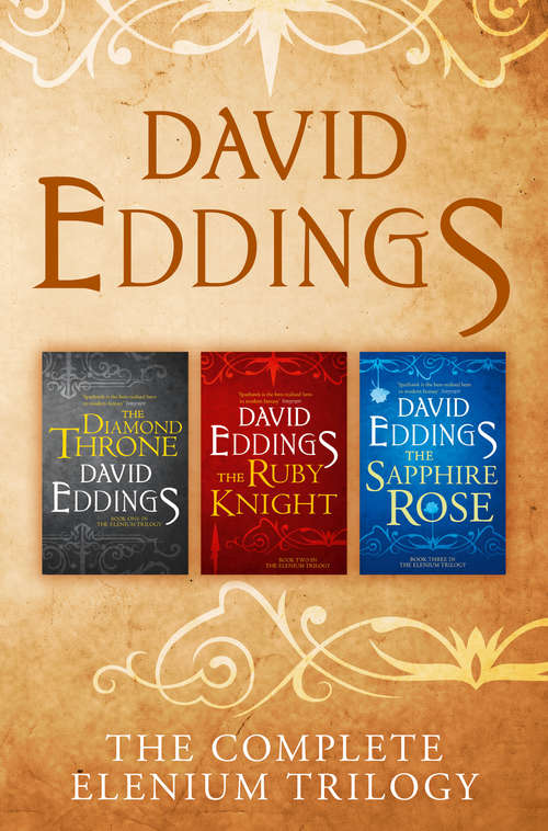 Book cover of The Complete Elenium Trilogy: The Diamond Throne, The Ruby Knight, The Sapphire Rose (ePub edition) (The\elenium Trilogy Ser. #1)
