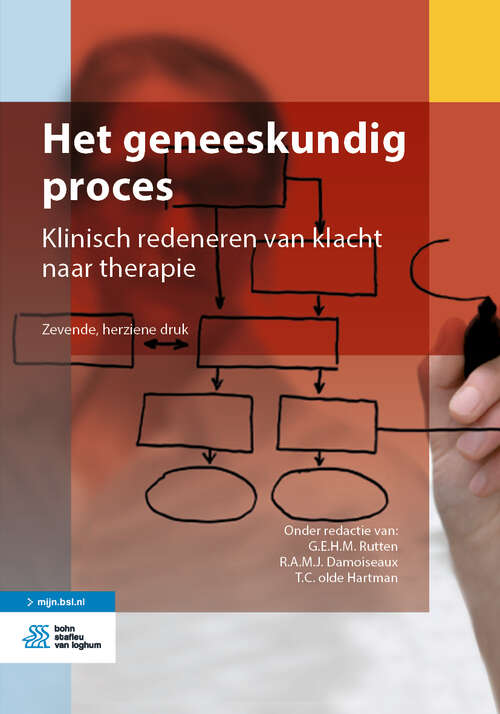 Book cover of Het geneeskundig proces: Klinisch redeneren van klacht naar therapie (7th ed. 2019)