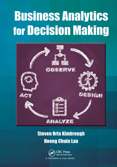 Book cover of Business Analytics for Decision Making