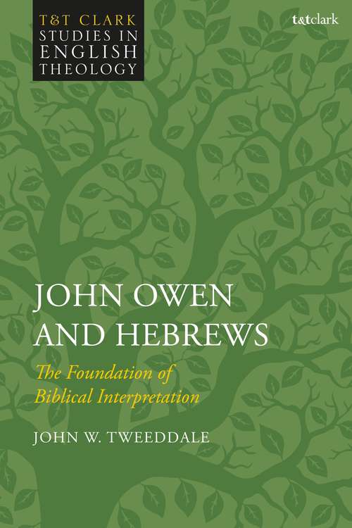Book cover of John Owen and Hebrews: The Foundation of Biblical Interpretation (T&T Clark Studies in English Theology)