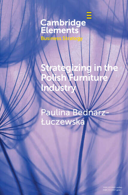 Book cover of Strategizing in the Polish Furniture Industry (Elements in Business Strategy)