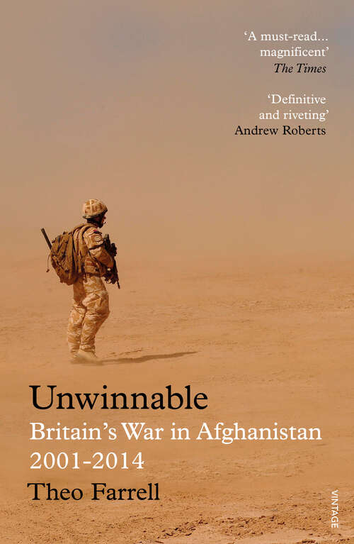 Book cover of Unwinnable: Britain’s War in Afghanistan, 2001–2014 (Everyman's Library CLASSICS)