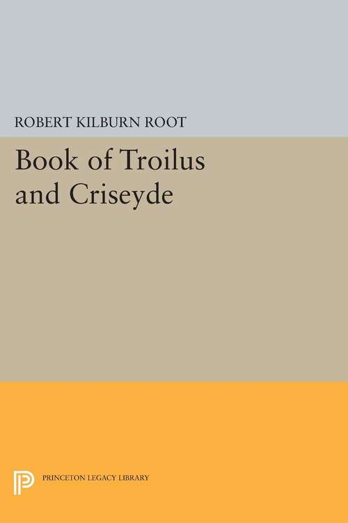 Book cover of Book of Troilus and Criseyde (PDF)