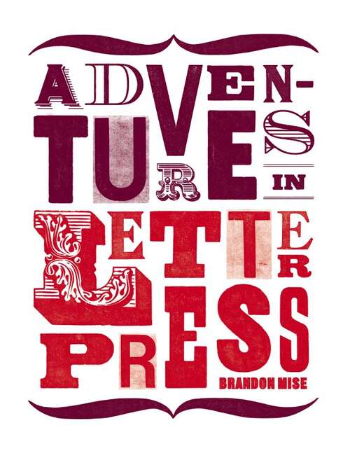 Book cover of Adventures in Letterpress