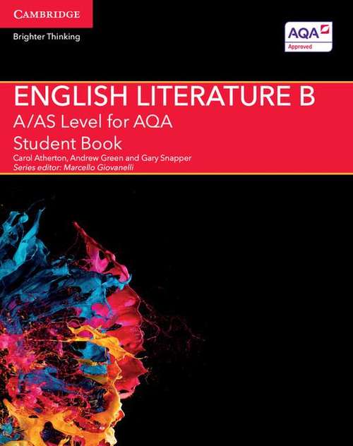 Book cover of A/AS Level English Literature B For AQA Student Book (PDF)