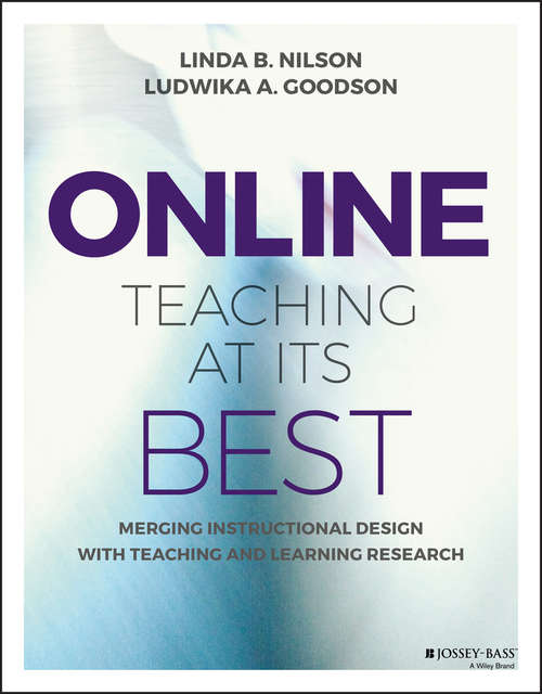 Book cover of Online Teaching at Its Best: Merging Instructional Design with Teaching and Learning Research