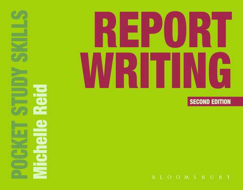 Book cover of Report Writing (Pocket Study Skills)