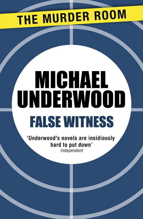 Book cover of False Witness (Simon Manton)