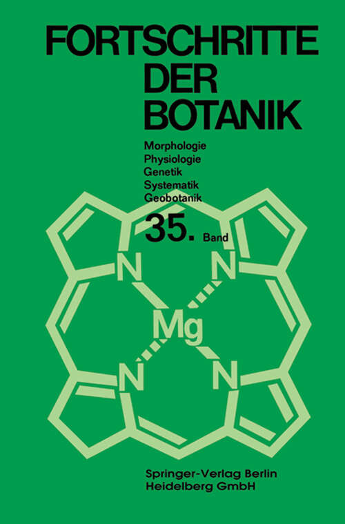 Book cover of Fortschritte der Botanik (1973) (Progress in Botany #35)