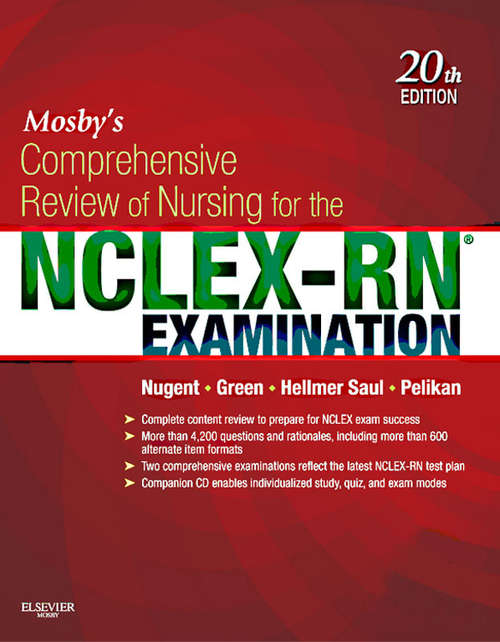 Book cover of Mosby's Comprehensive Review of Nursing for the NCLEX-RN® Examination - E-Book (20)