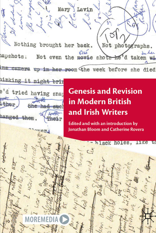 Book cover of Genesis and Revision in Modern British and Irish Writers (1st ed. 2020)