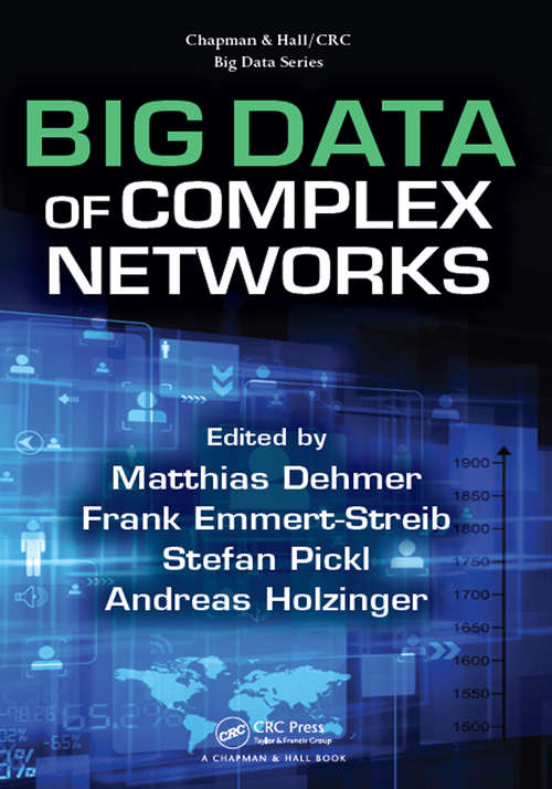 Book cover of Big Data of Complex Networks (Chapman & Hall/CRC Big Data Series)