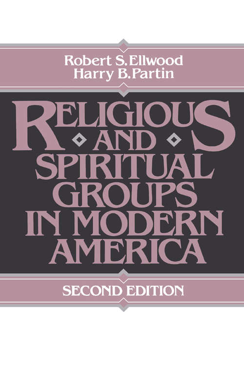 Book cover of Religious and Spiritual Groups in Modern America (2)