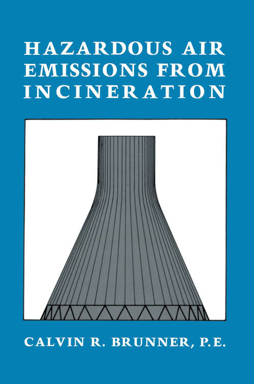 Book cover of Hazardous Air Emissions from Incineration (1985)