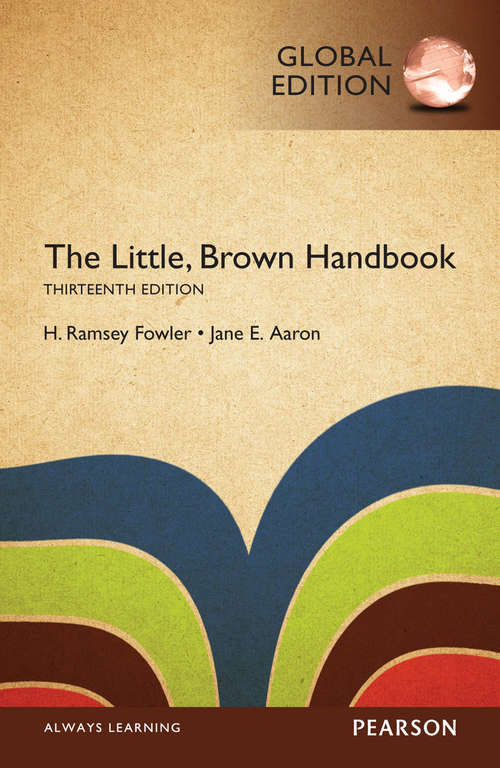 Book cover of The Little, Brown Handbook, Global Edition