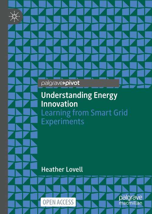 Book cover of Understanding Energy Innovation: Learning from Smart Grid Experiments (1st ed. 2022)