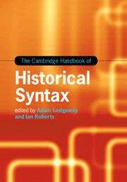 Book cover of The Cambridge Handbook Of Historical Syntax (Cambridge Handbooks In Language And Linguistics Ser.)
