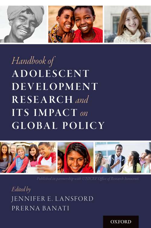 Book cover of Handbook of Adolescent Development Research and Its Impact on Global Policy