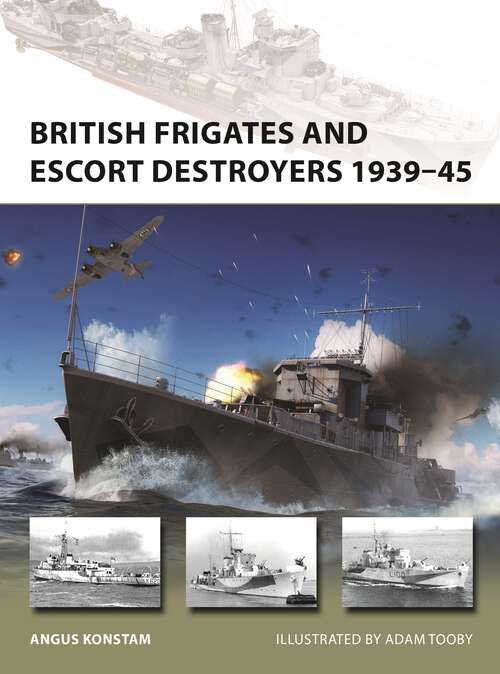 Book cover of British Frigates and Escort Destroyers 1939–45 (New Vanguard)