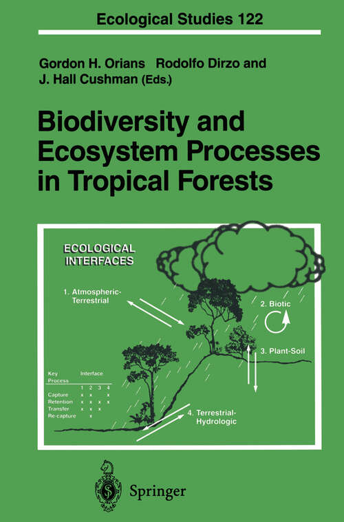 Book cover of Biodiversity and Ecosystem Processes in Tropical Forests (1996) (Ecological Studies #122)