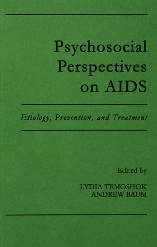 Book cover of Psychosocial Perspectives on Aids: Etiology, Prevention and Treatment