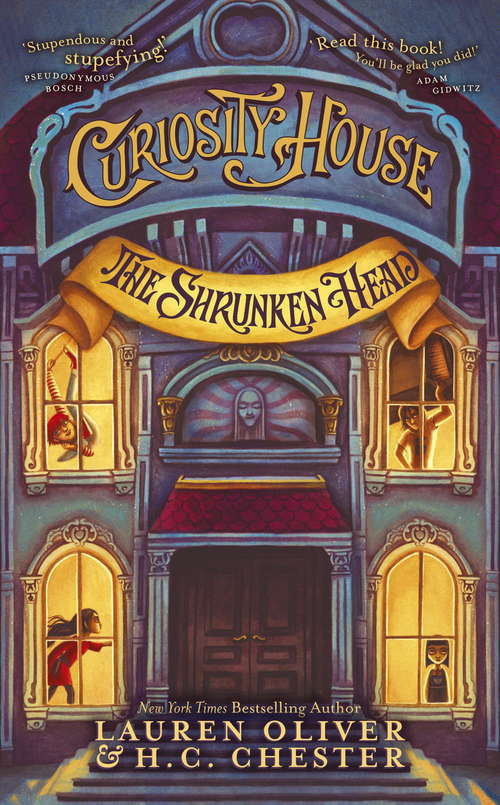 Book cover of Curiosity House: The Shrunken Head (Curiosity House Ser.: Bk. 1)