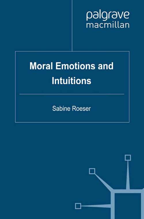 Book cover of Moral Emotions and Intuitions (2011)