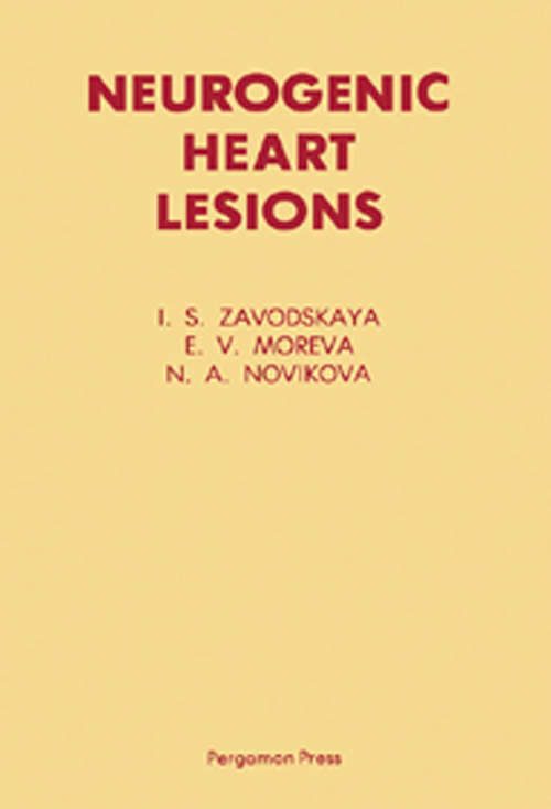 Book cover of Neurogenic Heart Lesions