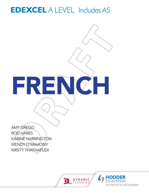 Book cover of Edexcel A level French (includes AS) (PDF)