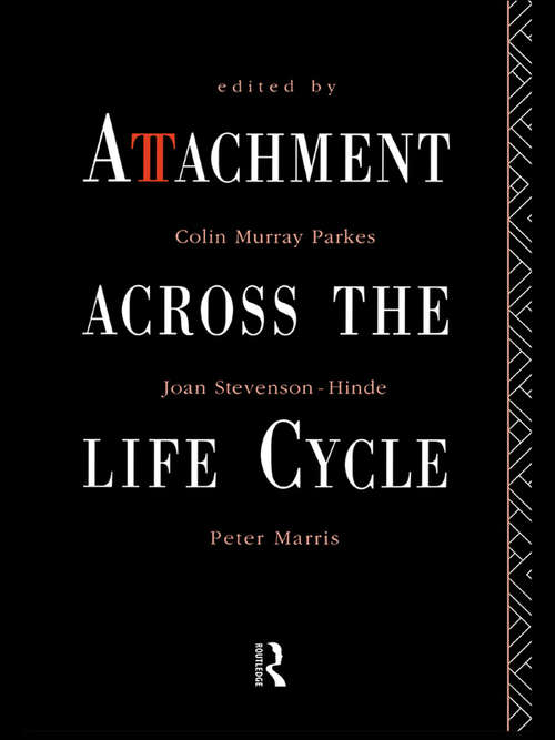 Book cover of Attachment Across the Life Cycle (PDF)