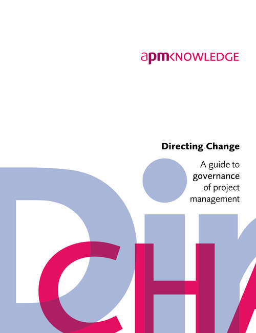 Book cover of Directing Change
