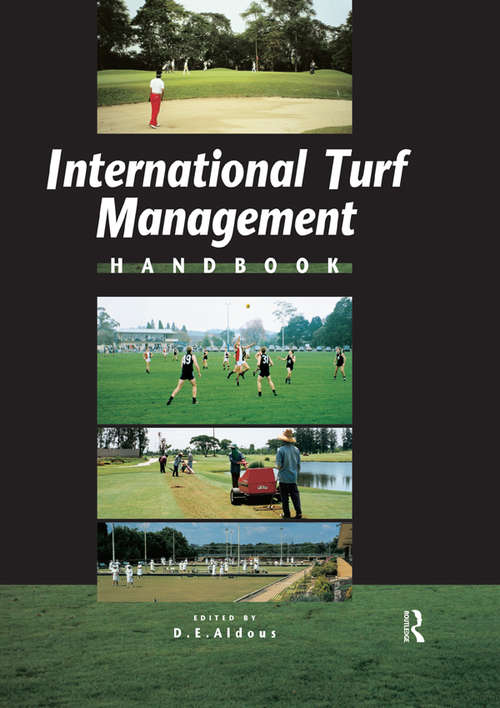 Book cover of International Turf Management