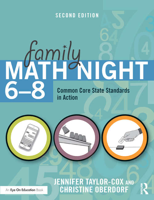 Book cover of Family Math Night 6-8: Common Core State Standards in Action (2)