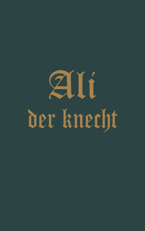 Book cover of Uli, der Knecht: Ein Volksbuch (1. Aufl. 1850)