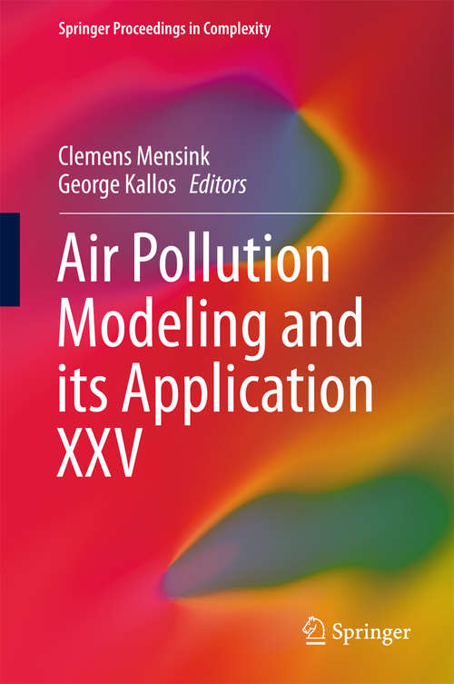 Book cover of Air Pollution Modeling and its Application XXV (Springer Proceedings in Complexity)