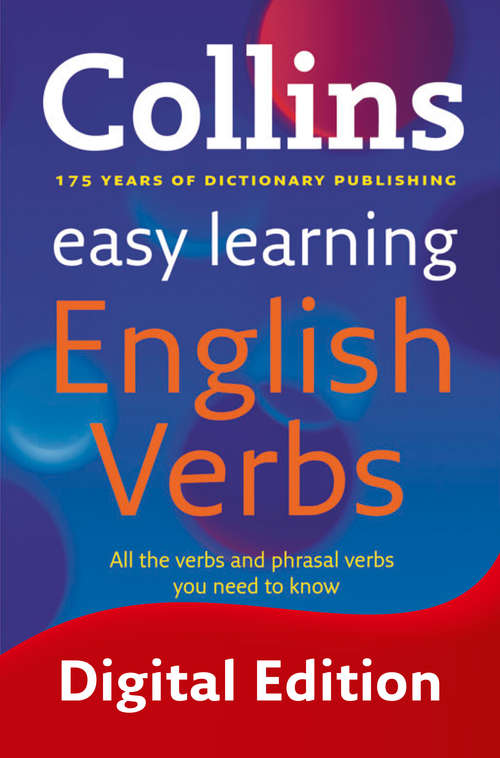 Book cover of Easy Learning English Verbs (ePub edition) (Collins Easy Learning English)