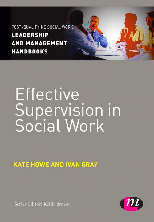 Book cover of Effective Supervision in Social Work