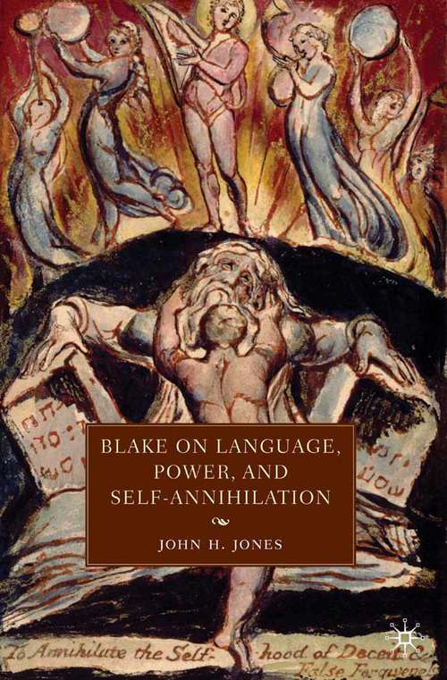 Book cover of Blake on Language, Power, and Self-Annihilation (2010)