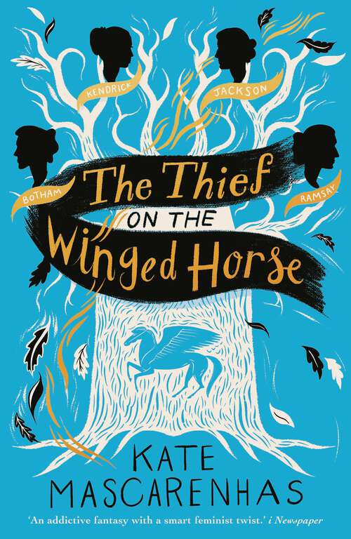 Book cover of The Thief on the Winged Horse